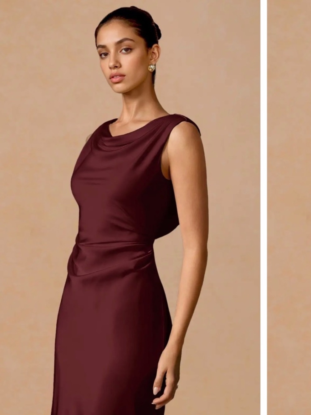 Azazie Evarine Wine Maxi Dress!